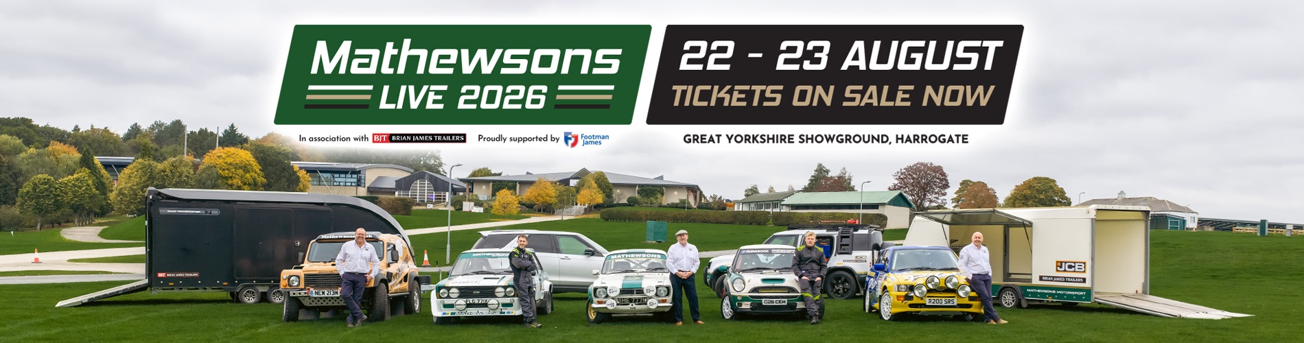 Mathewson's Rillington Mathewsons Live! 22nd & 23rd August 2026