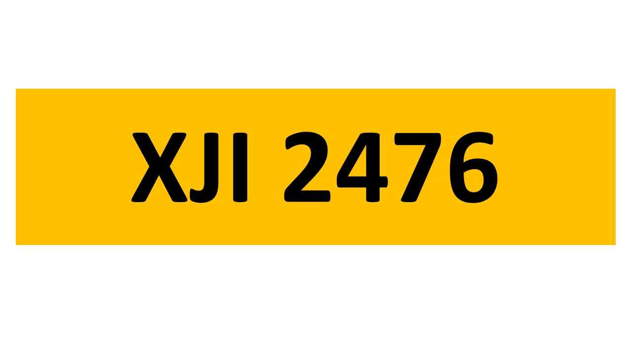 Lot 53 - REGISTRATION ON RETENTION - XJI 2476