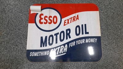 Lot 129 - ESSO EXTRA METAL SIGN