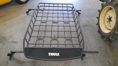 Lot 145 - ROOF RACK AND ASSORTED BOX OF CAR RELATED PARTS