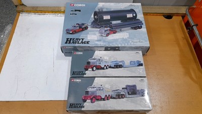 Lot 220 - 3 X CORGI HAEVY HAULAGE LORRYS