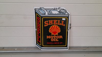 Lot 232 - SHELL MOTOR OIL SIGN