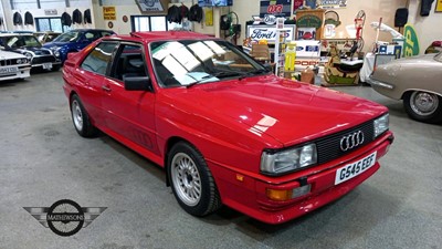 Lot 106 - 1990 AUDI QUATTRO TURBO
