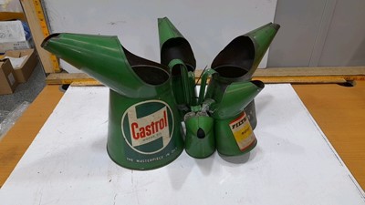 Lot 1 - 6X CASTROL OIL JUGS