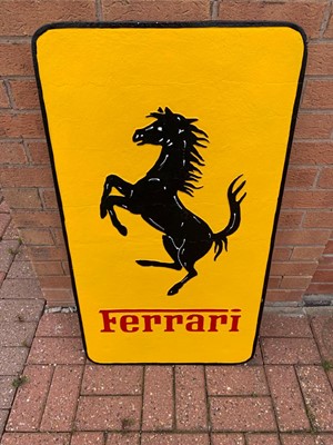 Lot 5 - LARGE FERRARI SIGN