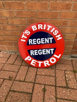 Lot 25 - REGENT PETROL ROUND SIGN