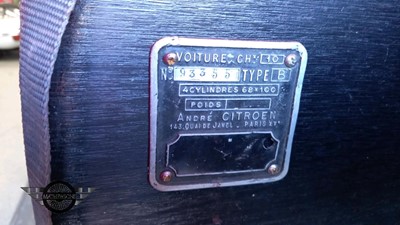 Lot 729 - 1924 CITROEN C5