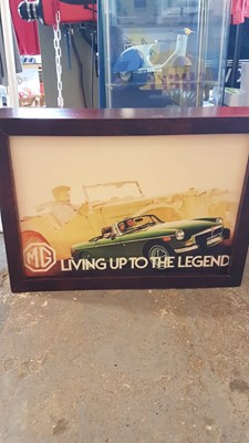 Lot 81 - MG LEGEND LIGHTBOX