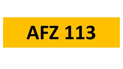 Lot 53-5 - REGISTRATION ON RETENTION - AFZ 113