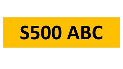 Lot 3-6 - REGISTRATION ON RETENTION - S500 ABC
