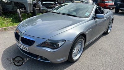 Lot 332 - 2005 BMW 630I AUTO