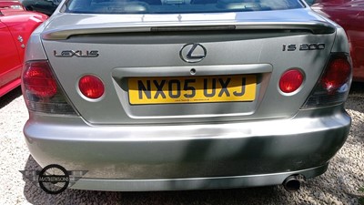 Lot 246 - 2005 LEXUS IS200 SE AUTO