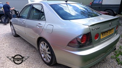 Lot 246 - 2005 LEXUS IS200 SE AUTO