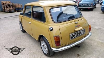 Lot 701 - 1972 MORRIS MINI CLUBMAN 1275 GT