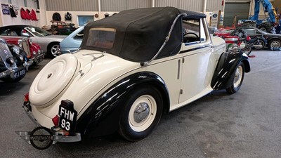 Lot 644 - 1938 STANDARD FLYING 12 DROPHEAD COUPE