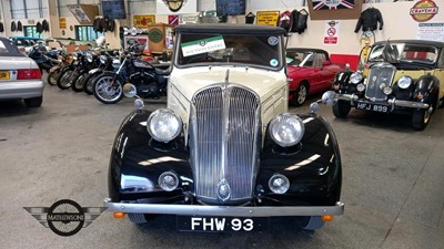 Lot 644 - 1938 STANDARD FLYING 12 DROPHEAD COUPE