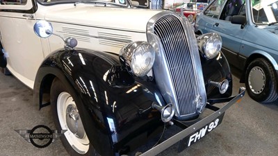 Lot 644 - 1938 STANDARD FLYING 12 DROPHEAD COUPE