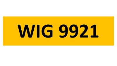 Lot 47-6 - REGISTRATION ON RETENTION - WIG 9921
