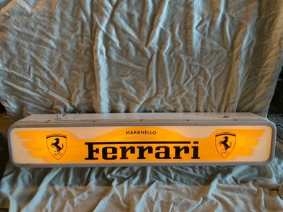 Lot 157 - MARANELLO FERRARI LIGHT UP SIGN
