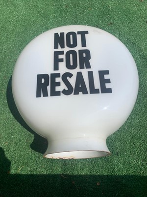Lot 227 - NOT FOR SALE GLASS GLOBE