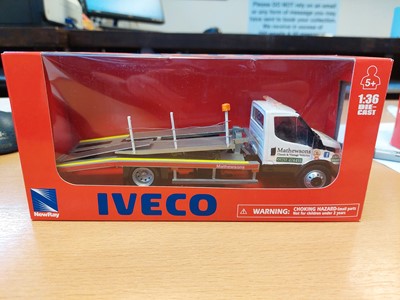 Lot 194 - MATHEWSONS 1:36 SCALE MODEL TWIN DECK TRUCK SCRATCH BUILT