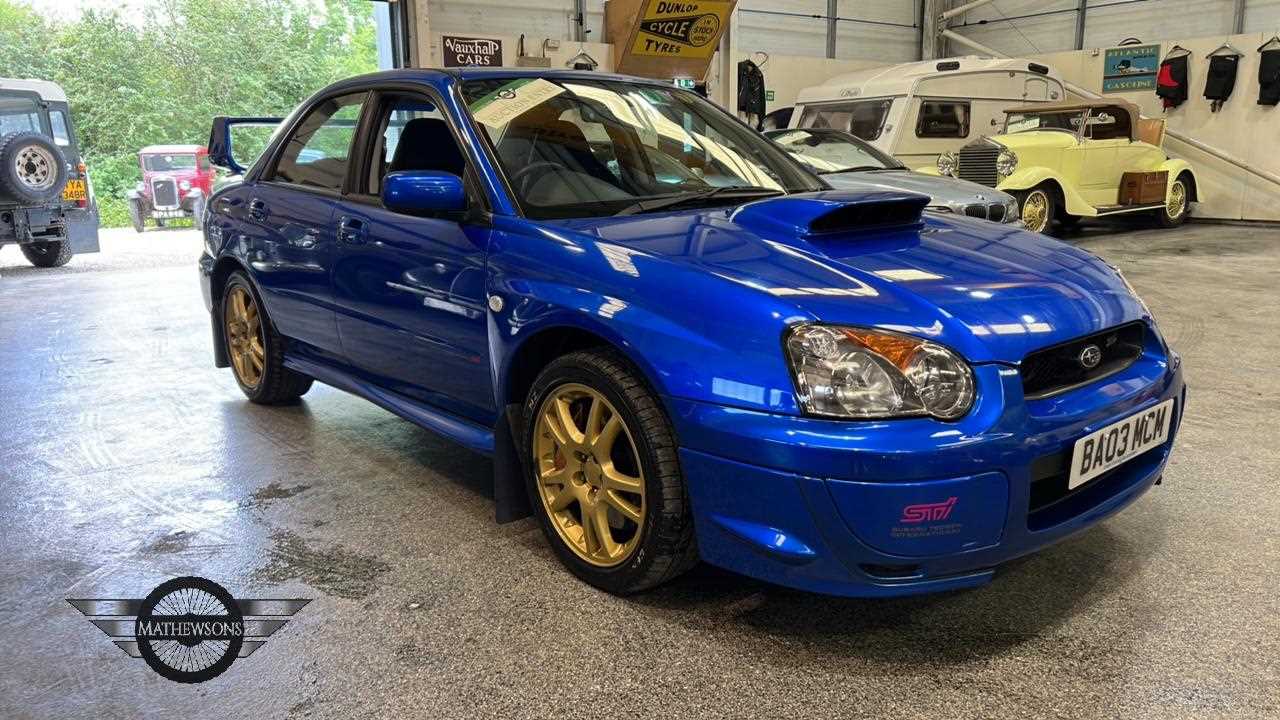 Lot 52 - 2003 SUBARU IMPREZA WRX-STI TYPE UK