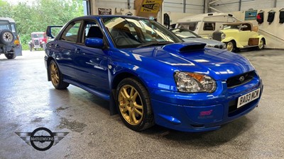 Lot 52 - 2003 SUBARU IMPREZA WRX-STI TYPE UK