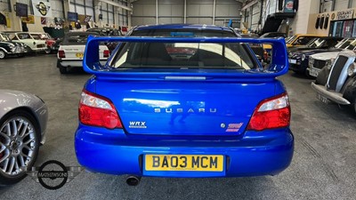 Lot 52 - 2003 SUBARU IMPREZA WRX-STI TYPE UK