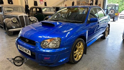 Lot 52 - 2003 SUBARU IMPREZA WRX-STI TYPE UK