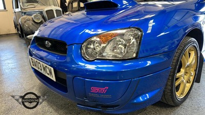 Lot 52 - 2003 SUBARU IMPREZA WRX-STI TYPE UK