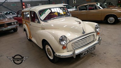 Lot 122 - 1966 MORRIS MINOR TRAVELLER