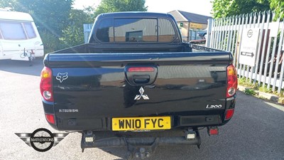 Lot 118 - 2010 MITSUBISHI L200 WARRIOR DCB DI-D 4X4