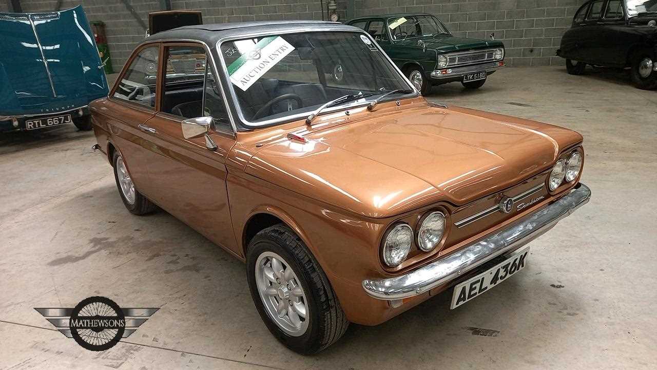 Lot 166 - 1972 SUNBEAM STILETTO