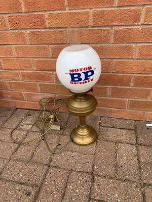 Lot 9 - BP OIL ELECTRIC LAMP