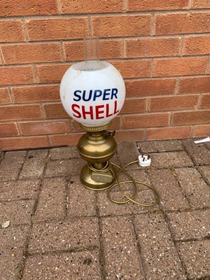 Lot 85 - SHELL OIL ELECTRIC LAMP