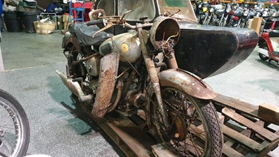 Lot 10 - 1955 SUNBEAM & SIDECAR