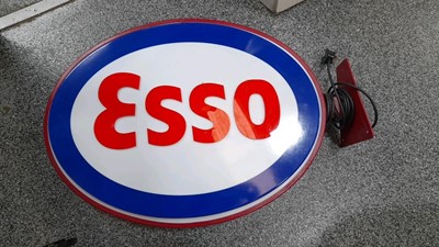 Lot 124 - ESSO DOUBLE SIDED, HANGING SIGN