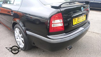Lot 474 - 2003 SKODA OCTAVIA RS