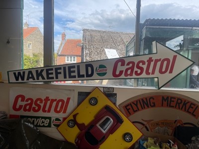 Lot 201 - PRATT'S PERFECTION AND SHELL MOTORSPORT SIGN