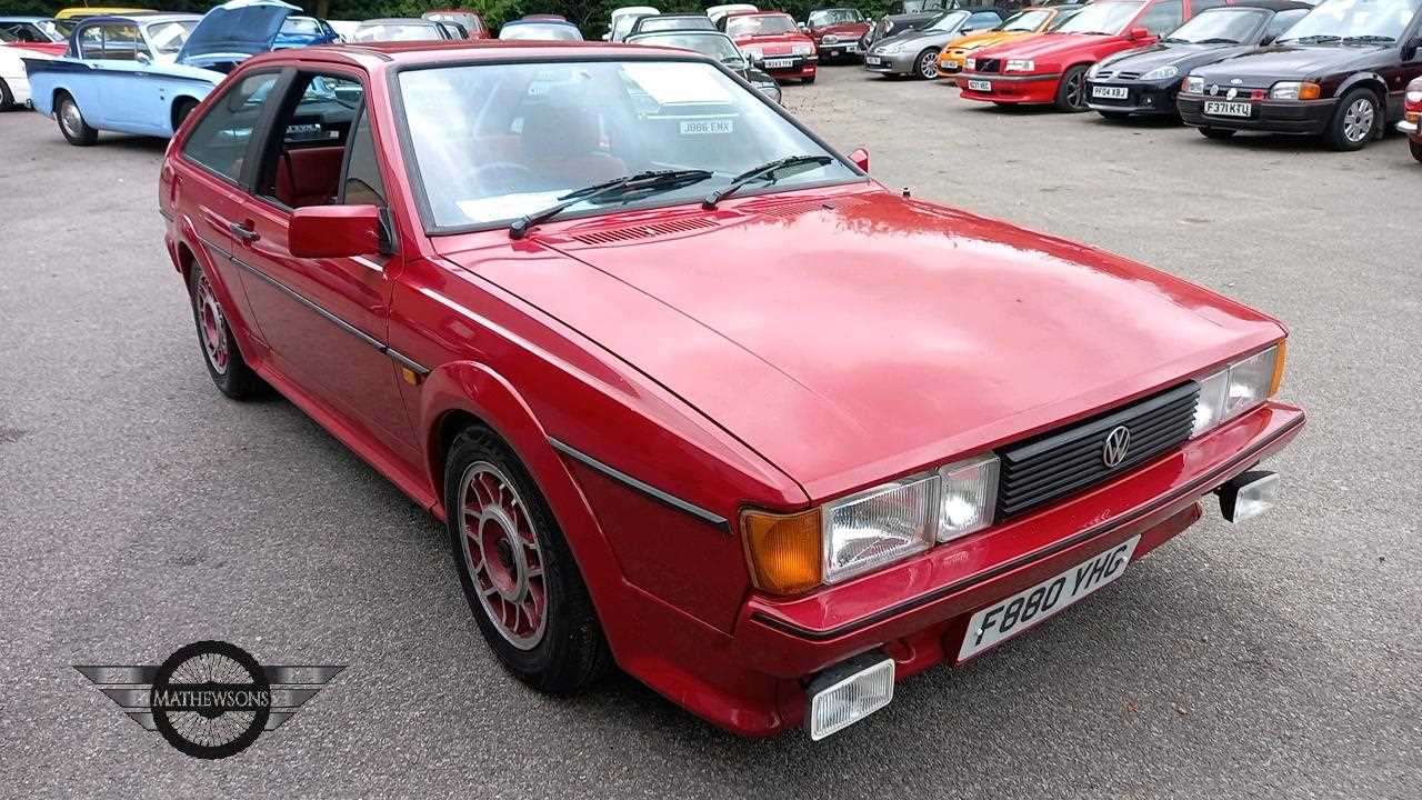 Lot 260 - 1989 VOLKSWAGEN SCIROCCO SCALA