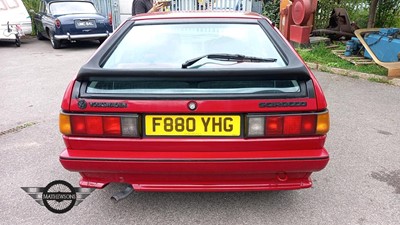 Lot 260 - 1989 VOLKSWAGEN SCIROCCO SCALA