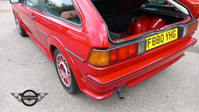 Lot 260 - 1989 VOLKSWAGEN SCIROCCO SCALA