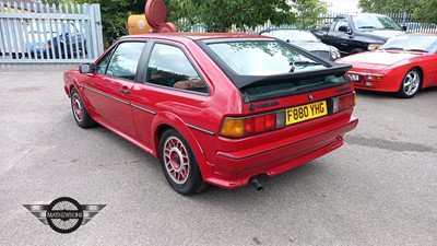 Lot 260 - 1989 VOLKSWAGEN SCIROCCO SCALA