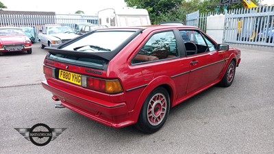 Lot 260 - 1989 VOLKSWAGEN SCIROCCO SCALA