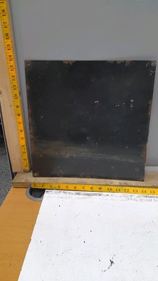 Lot 196 - POWER DIESEL AGENCY ENAMEL SIGN 14" X 14"