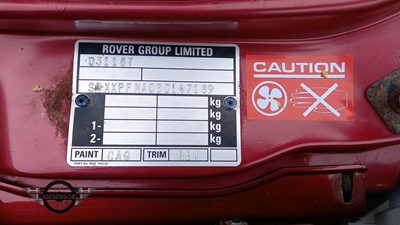 Lot 185 - 1997 ROVER 100 ASCOT SE
