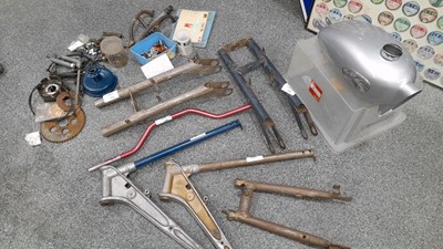 Lot 557 - GREEVES  MOTOR CYCLE SPARE PARTS