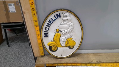Lot 577 - MICHELIN MAN CAST REPRO SIGN