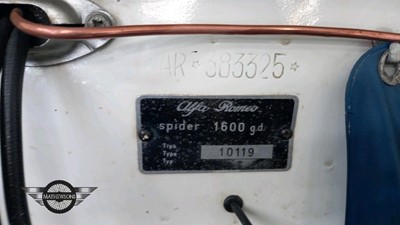 Lot 381 - 1964 ALFA ROMEO GIULIA SPIDER