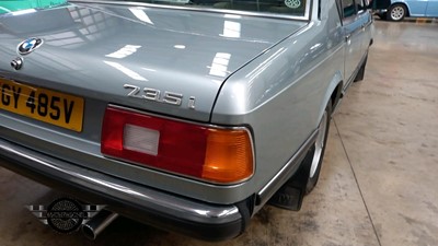Lot 310 - 1980 BMW 735 I AUTO